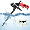 Foam Gun, Preciva Professional Foaming Gun Heavy Duty PU Expanding Foam Gun Spray Application Applicator Caulking Gun (Red)
