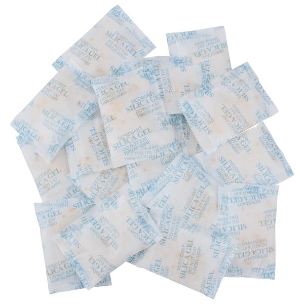 10Gram x 20Packet Silica Gel Sachets, Desiccant Sachets, Dehumidifier Sachet, Moisture Absorber Sachets for Storage Boxes, Clothes Storage, Air Dryer Moisture Removal-30% Moisture Absorption,Reusable