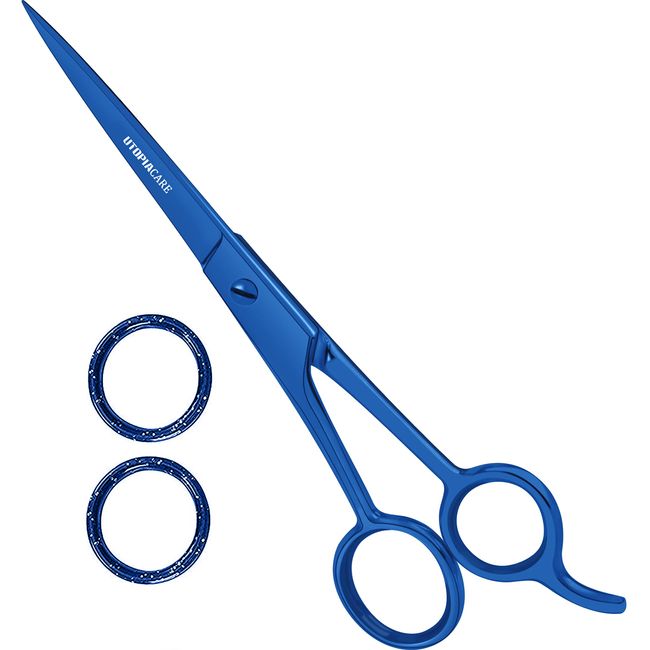 Utopia Care Hair Cutting and Hairdressing Scissors 6.5 Inch, Premium Stainless Steel shears with smooth Razor & Sharp Edge Blades, for Salons, Professional Barbers, Men & Women, Kids, Adults, & Pets