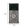 Coastal Video Doorbell Cover (Ring 2nd Generation Compatible) (Antique Pewter)