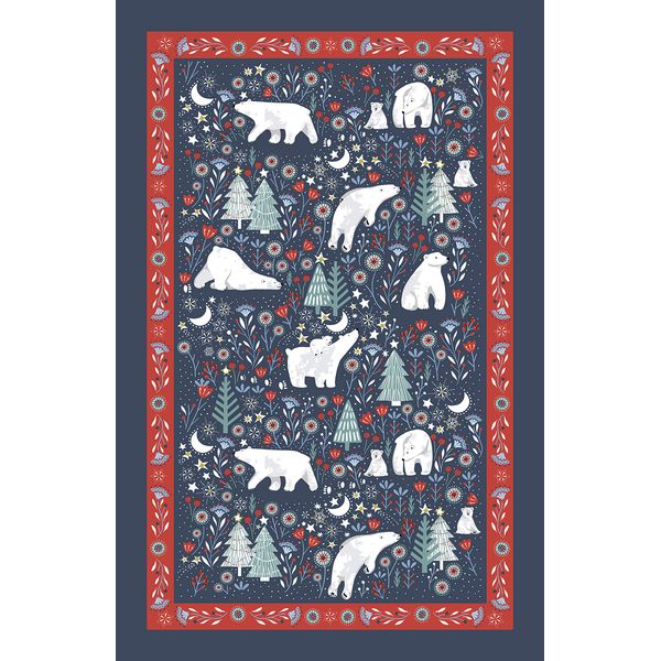 Ulster Weavers Cotton Tea Towel, 100%, Blue, 48x74cm