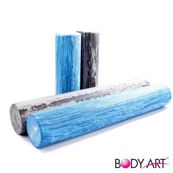 Body Art Premium EVA Foam Roller Marble Blue, Body Art Premium 45cm Marble Blue