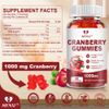 Cranberry Gummies 60pcs, Support Urinary & Bladder Health,Enhance Immunity