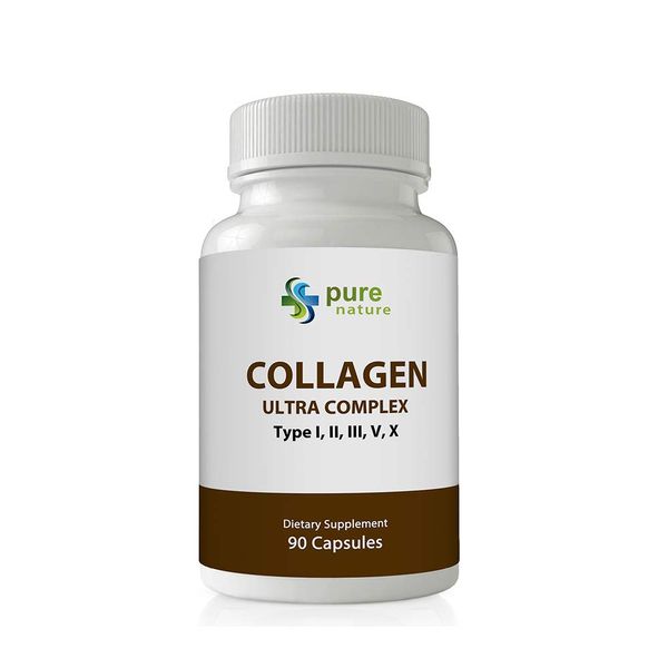 PureNature Collagen Ultra Complex Types I, II, III, V & X 90 Capsules (1)