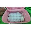 Calista Tools Ion Hot Rollers 12 - 1" Short 1.25" Medium Clips Stand Case Pink