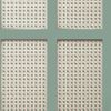 Sample Green Cane Wood Panel Wallpaper Wicker Rattan Modern Contemporary