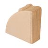 100 Pcs Coffee Filter Papers, Disposable Unbleached Cone Filter Papers Replacement Coffee Filters-V02 White