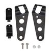 OSAN Motorrad Scheinwerferhalter Gabeln UNIVERSAL 35mm-43mm (Schwarz)
