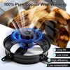 16 Inch Wall Mounted Attic Gable Vent Fan with Adjustable Temperature Thermostat