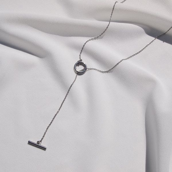 [All Surgical Steel] Chic Long Chain Choker Necklace