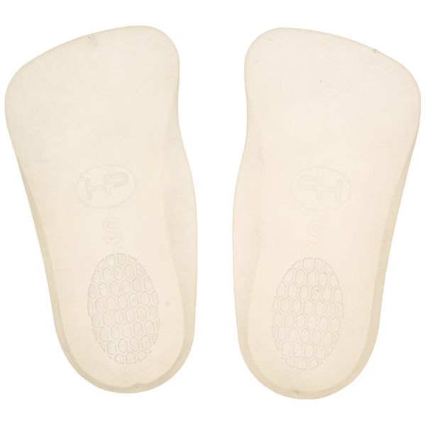 Pair of 3/4 Length TPE Gel Insoles Pressure Relief and Shock Absorption for Heel Pad, Heel Spur and Ball of Foot Pain Cushioning and Pain Relief for Sore Swollen Feet Arch Support