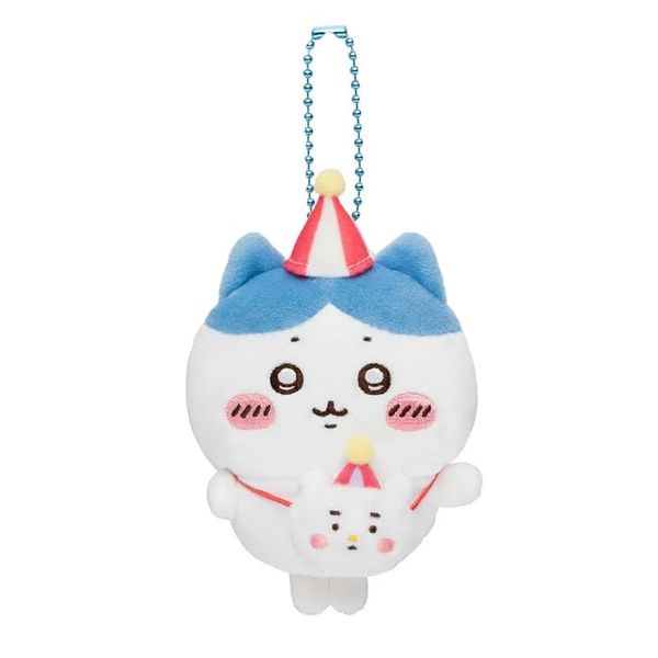 Chiikawarando Ukiuuki Mascot Plush Hachiware