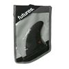 Futures 375 Quad Rear Alpha Fin Small Carbon/Red