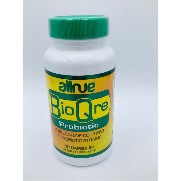 BioQre Probiotic 60 capsules Acidophilus Probiotics 1 Billion CFU Per Serving