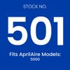 501 Replacement Filter for  5000 Whole-House Air Purifier - MERV 15 Equivalent, 