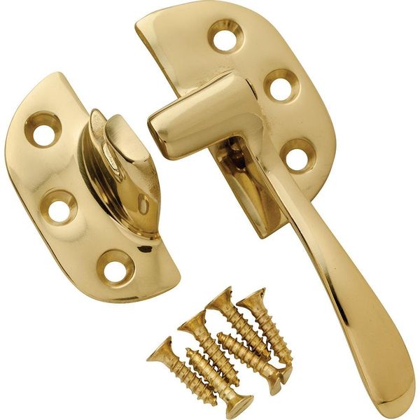 Solid Brass Icebox Right hand latch (for 3/8" offset doors)