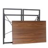 39" Folding Computer Desk Writing Study Desk Laptop Table for Home Office Brown