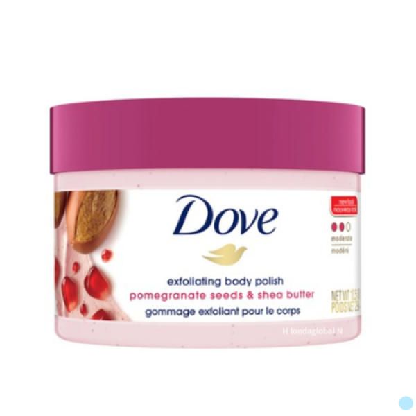 Dove Body Scrub Exfoliation Pomegranate Seed and Shea Butter 298g_MC