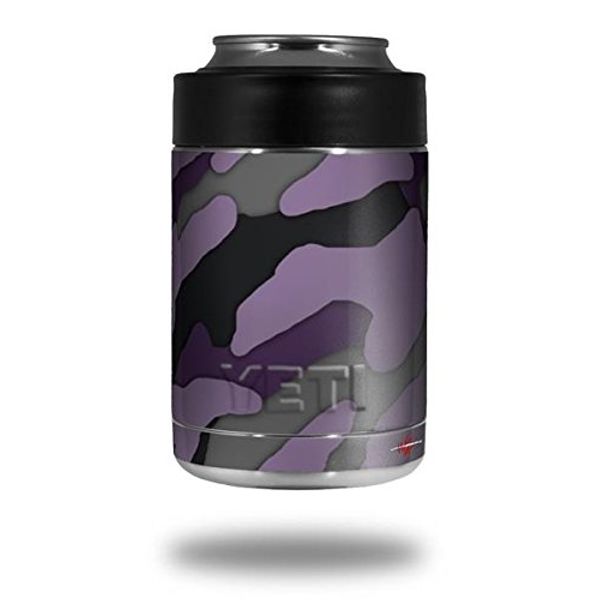 Camouflage Purple - Decal Style Skin Wrap fits Yeti Rambler Colster and RTIC Can (Cooler NOT Included)