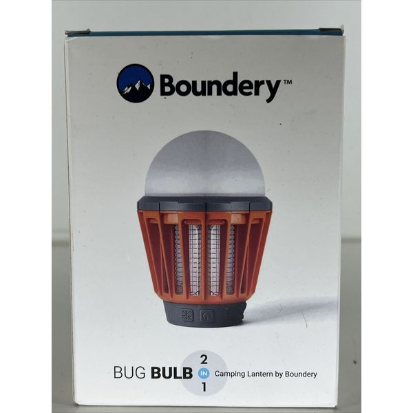 Bug Bulb 2 in 1 Camping Lantern by Boundery - Electric Bug Zapper Light Bulb