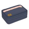 LÄSSIG Unique School Triple Pencil Case Slim Navy, navy, Lässig School Triple