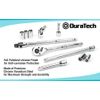 DURATECH 1/2" Drive Socket Set 33-piece Including Metric/SAE Sockets Alloy Steel