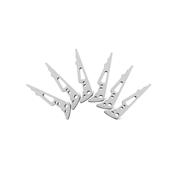 New Archery Products Killzone Replacement Blades for Killzone Maxx 100 Grain 2 3/8" Cutting Diameter Mechanical Broadheads with Cut-On-Contact Tip (6 Pack)