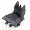 TACFUN Black Polymer Smart Flip up Folding Auto Deploy Front and Rear Tactical Sight Set