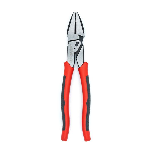 Crescent 9" Lineman's Compound Action Dual Material Pliers - CCA20509, Red
