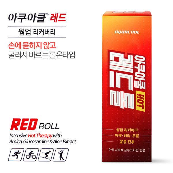 Aqua Cool Red Roll 3 Warm Up Recovery Roll-On 816691