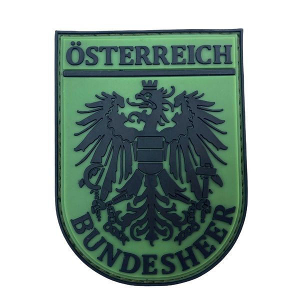 Österreich Bundesheer Austria Army Green Airsoft PVC Patch