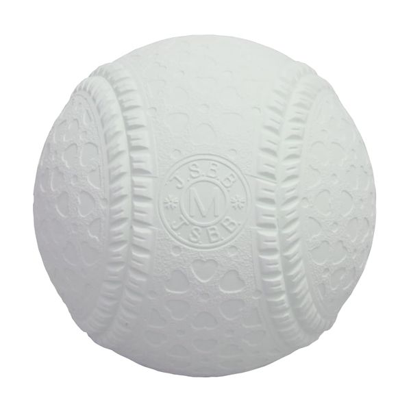 Nagasekenko 15710 Baseball Soft Ball M Ball, White