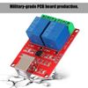 Annadue 2 Channel 5V USB Relay Module, Automatic Operation, Red, White, Black, 2NO 2NC Contacts, Electronic Relay