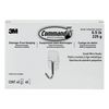 Command Small Wire Hooks, 1-5/8"H x 7/8" W x 3/4" D, Clear, Pack of 40 Hooks