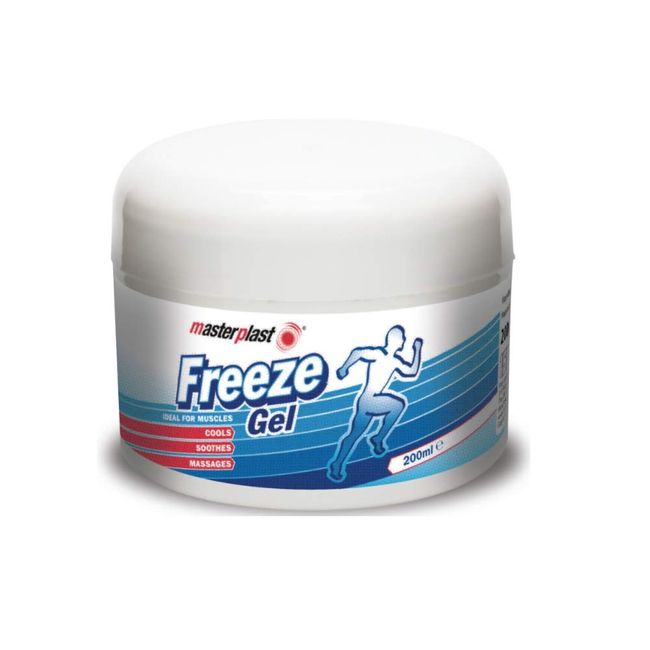 Masterplast Freeze Gel, Ready To Use, Muscle Relief & Comfort, 200Ml Pot, Blue