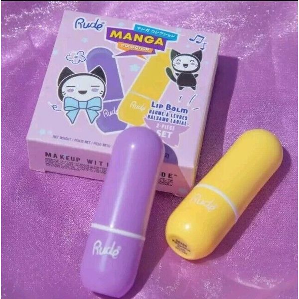 RUDE Manga Collection Lip Balm Duo