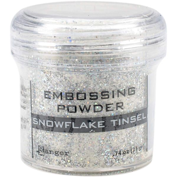 Ranger Embossing Powder-Snowflake Tinsel
