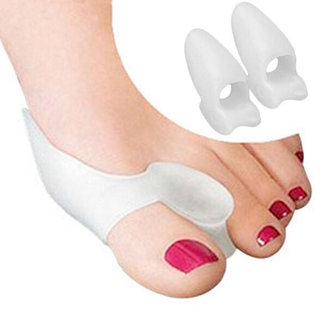 Best-selling 2 Pcs Medical-grade Silica Gel Bunion Relief Big Toe Bunion Prot...