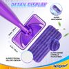 KEEPOW 6 PCS Mop Pads - Reusable Flash Powermop Refills, Wet Dry Use