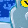 Yello Lightweight Beach Towel with Shark Design