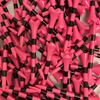 Pride Golf Tee Performance Plastic Golf Tees - 100 Count, 3-1/4 Inch - Citrus Pink - Striped for Consistency - Low Resistance Head Design