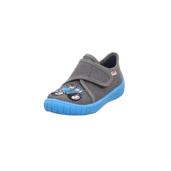 Superfit Bill Hausschuh, Grau/Hellblau 2060, 31 EU