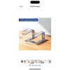 BESIGN LS03 Aluminum Laptop Stand, Ergonomic Detachable Computer B-Silver 