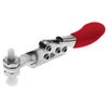 De-Sta-Co Horizontal Handle Hold-Down Clamp, Solid-bar, Right flange base, w/60 lbs. cap., Steel (1 Each)