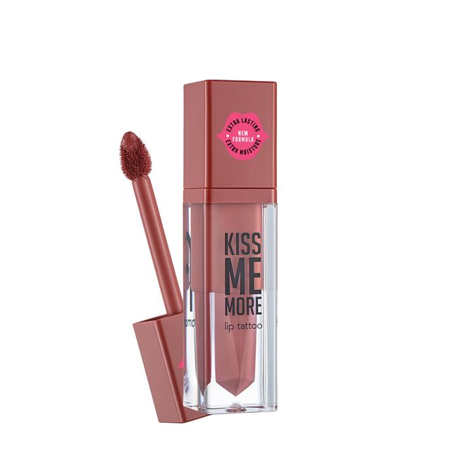 Flormar Kiss Me More Yoğun Pigmentli Besleyici ve Nemlendirici Kalıcı Mat Likit Ruj No. 004 - Peach - 8682536040655