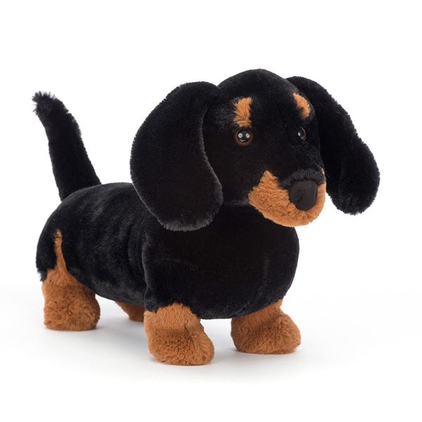 Jellycat Freddie Sausage Dachshund Wiener Dog Stuffed Animal, 11.5 inches | Dogs and Puppies Plush Toy | Classic Children's Gift