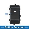 A ABSOPRO Power Window Switch No.8L8Z14529AB Front Passenger Side Window Control Switch for Ford Edge Escape Focus Black