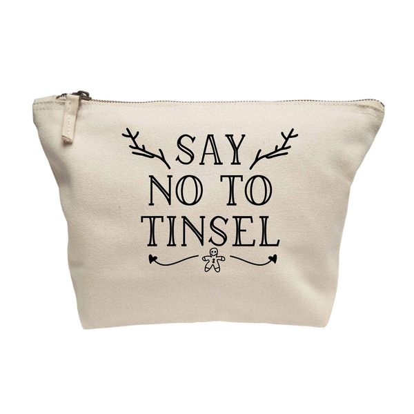Flox Creative Makeup Bag Say no to Tinsel Natural