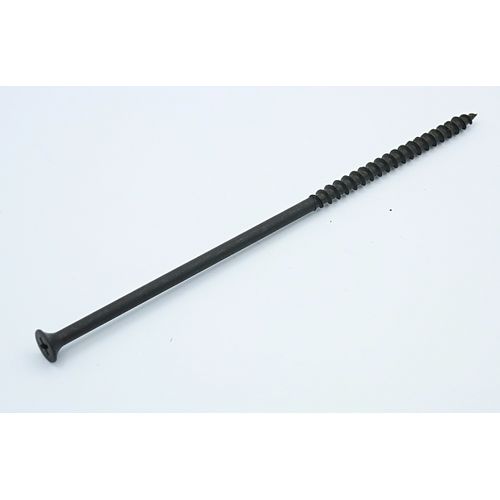 Qualihome #10 Coarse Thread Sharp Point Drywall Screw with Phillips Drive #2 Bugle Head, 1 Lb/Pound, Black, Ideal Screw for Drywall Sheetrock, Wood and More (6 Inch)