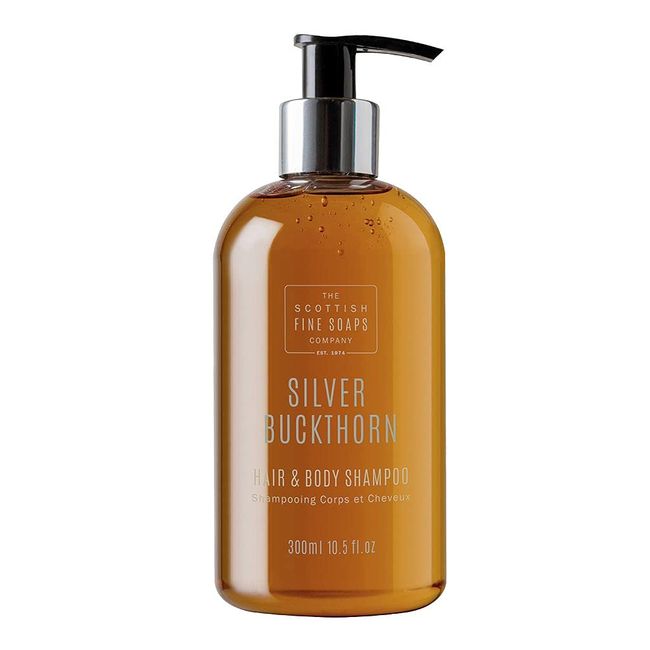 Scottish Soaps Silver Buckthorn Hair & Body Shampoo 300ml Pump Bottle